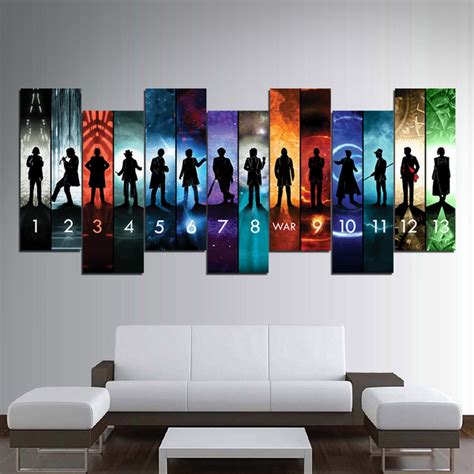 Doctor Who Collection Canvas Wall Art - TrendySweety