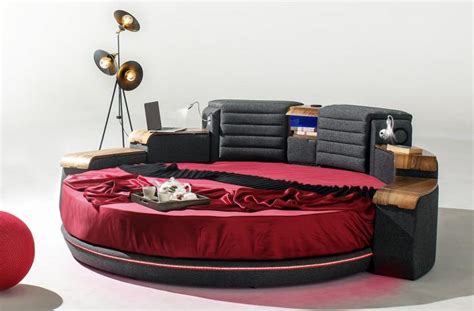 Arrius Luxury Round Bed With Smart features & Bluetooth Speakers in ...