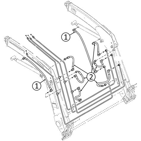 John Deere 300E NSL Whole Loader Hose Kit | HW Part Store