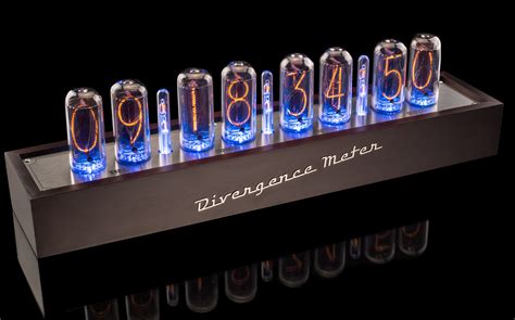 IN-18 Nixie Tubes Clock in a Vintage Ash Wood Case [SMF, RGB, USB, Tunes] [with Sockets and ...