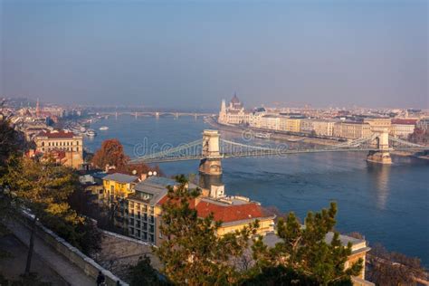 Beautifull View Of The Danube River In Budapest Stock Image - Image of landmark, town: 140601345