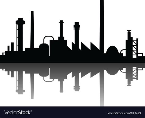 Industrial background Royalty Free Vector Image