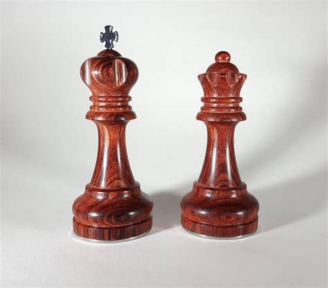 King and Queen Chess Piece Custom Engraved Anniversary