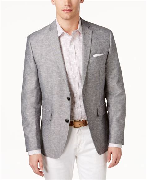 Bar Iii Men's Slim-Fit Double-Face Light Grey Sport Coat, Only at Macy's (With images) | Grey ...