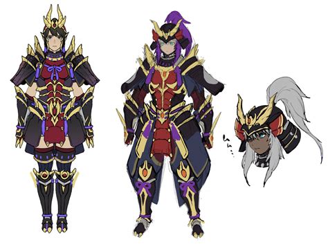 Magnamalo Armor Concept Art - Monster Hunter Rise: Sunbreak Art Gallery