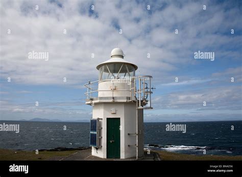 Solar Powered automatic lighthouse at Waternish Point, Isle of Skye ...