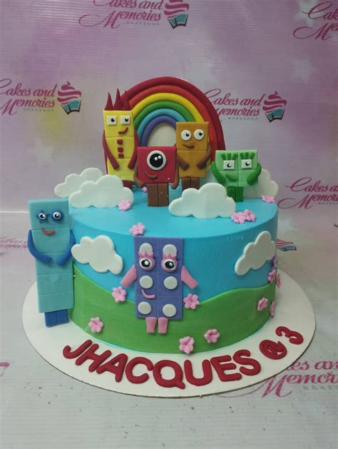 Number Blocks Cake - 1102 – Cakes and Memories Bakeshop