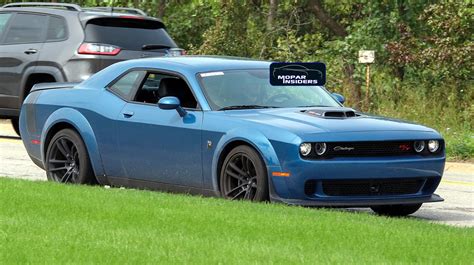 SPOTTED: 2021 Dodge Challenger R/T Scat Pack Widebody Shaker: - MoparInsiders
