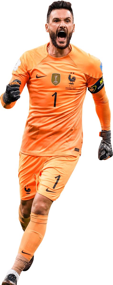 Hugo Lloris France football render - FootyRenders