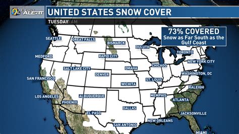 Current Snow Cover United States