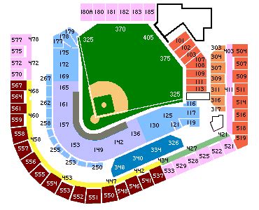 Progressive Field Seat Map With Numbers | Elcho Table