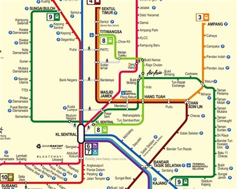 MRT SBK Line / Route (Laluan) Sungai Buloh - Kajang Line