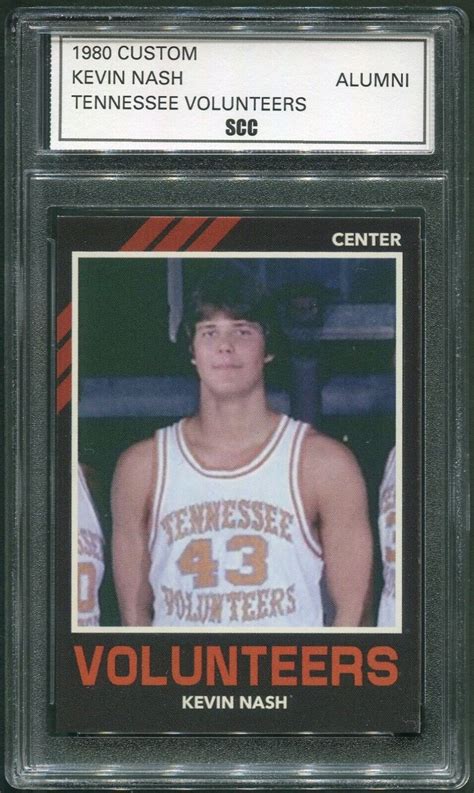 Custom 1980 Kevin 'Diesel' Nash Tenn Volunteers Alumni College Basketball Card | eBay