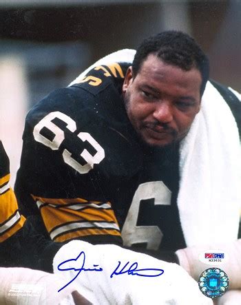 Ernie Holmes Autographed Pittsburgh Steelers Close-Up 8x10 Photo