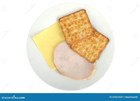 Turkey with Cheese and Crackers Stock Photo - Image of sliced, poultry: 43361030