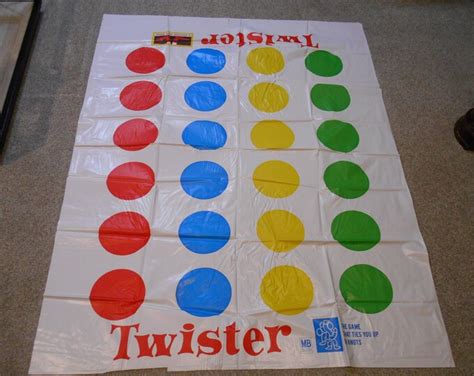 Vintage Twister Game - Etsy