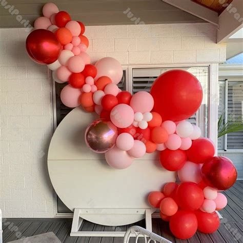 Matte Red Balloon Garland Arch Kit DIY Wedding Decoration | Etsy