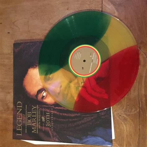 Bob Marley & The Wailers - 2 LP Set Tri-Color Vinyl Bob Marley - Legend The Best Of Bob Marley ...