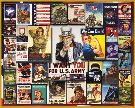 World War II Posters Jigsaw Puzzle | PuzzleWarehouse.com