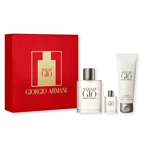 ARMANI ACQUA DI GIÒ EDT 50ml GIFT SET For Him - The Perfume Closet Ltd