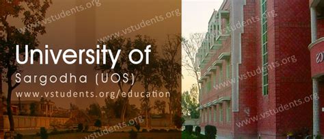 UOS University of Sargodha Admission 2024 Last Date and Fee Structure