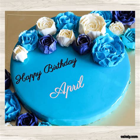 🎂 Happy Birthday April Cakes 🍰 Instant Free Download