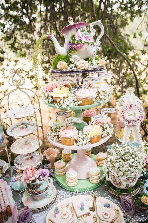 Vintage Tea Party 2 – More Ideas Added! | Vintage tea parties, Tea party bridal shower, Garden ...