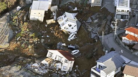 Japan residents recall moment earthquake levelled houses and crushed cars | World News | Sky News