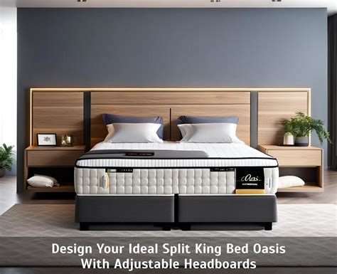 Design Your Ideal Split King Bed Oasis With Adjustable Headboards - Corley Designs