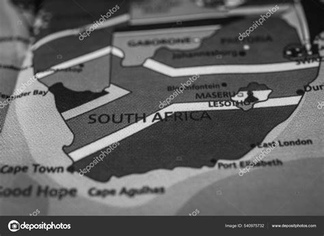 South Africa Flag Map Stock Photo by ©aallm 540975732