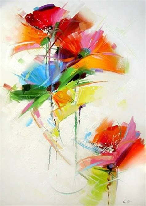 40 More Abstract Painting Ideas For Beginners | Abstract flower painting, Abstract watercolor ...