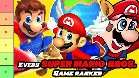 Every Super Mario Bros. Game Ranked | Super Mario Bros. Games Tier List ...