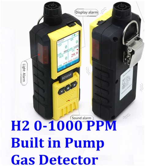 H2 Hydrogen Gas Detector Built in Pump Curve Display Quality Sensor 0-1000 PPM – Win Sensors