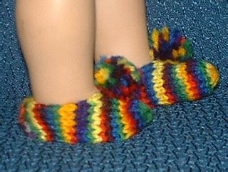 Ravelry: American Girl Doll Slippers pattern by Greta F. Heddy