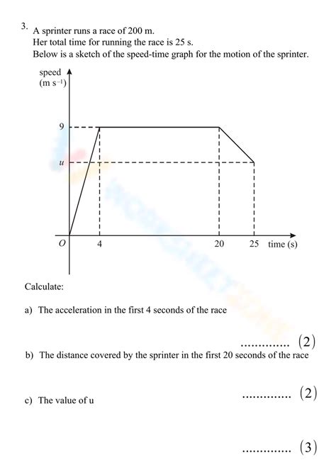 Free Velocity-time Graph Worksheet with Answers PDF