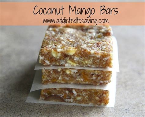 Coconut Mango Bars Recipe - AddictedToSaving.com