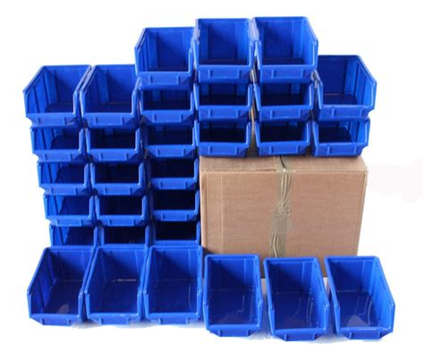 Pack of 30 x Stackable Parts Storage Bins (112) — Filstorage