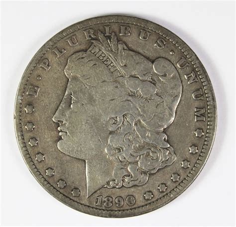 1890-CC MORGAN SILVER DOLLAR