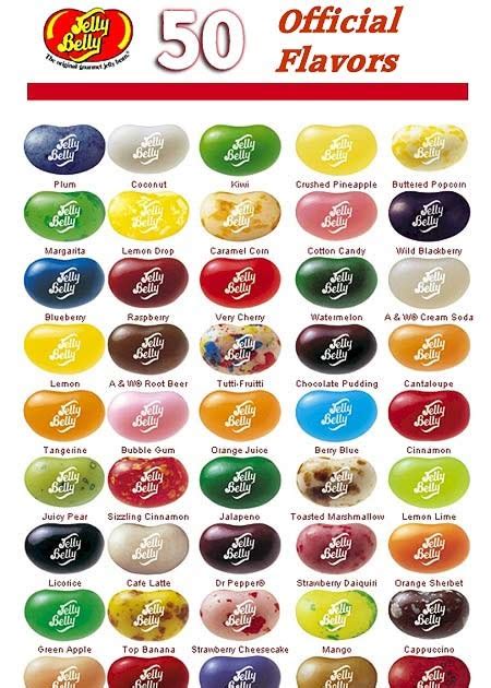 Jelly Belly!: 50 Official Flavors