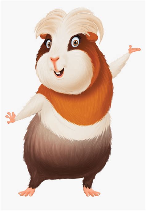 Image Result For Charo Guinea Pig Cartoon - Animation Guinea Pig, HD Png Download - kindpng