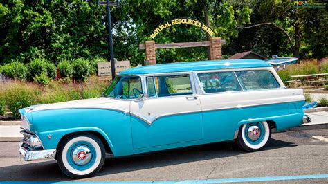 1955 Ford Station Wagon * Parklane emblems and trim were added by the ...