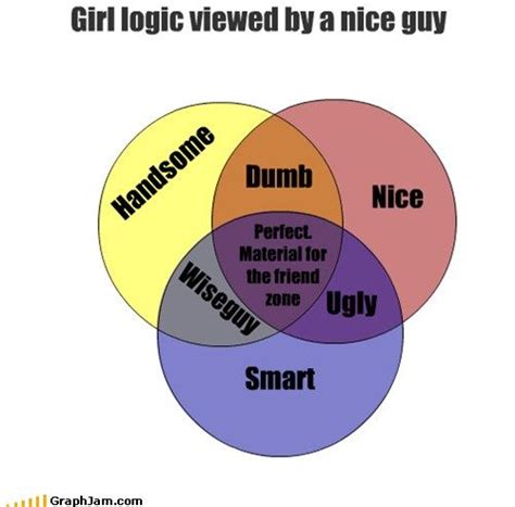 Girl logic viewed by a "nice guy" | Girl logic, Funny mind tricks, Logic