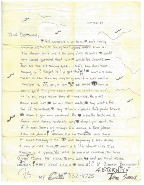 Tupac Love Letter From High School Up For Sale | HipHopDX