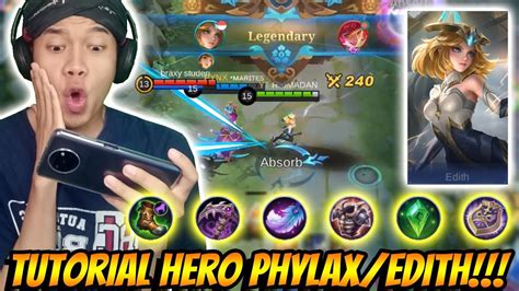 Tutorial New Hero Edith !! Build & Emblem Yang Bikin Auto Win !! Mobile ...