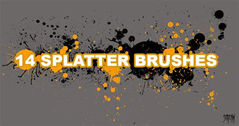 FREE 170+ Amazing Paint Splatter Brushes in ABR | ATN | PSD