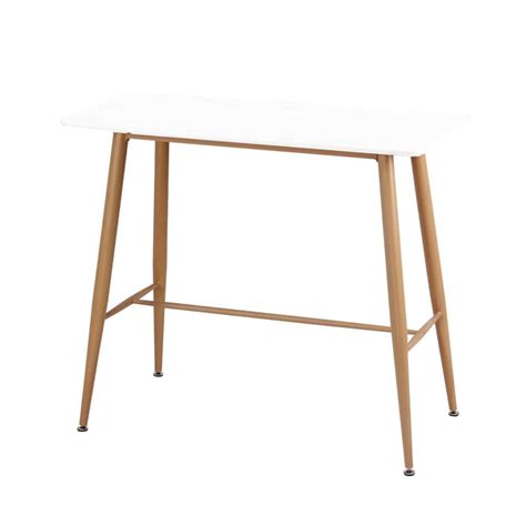 Zwoll Bar Table (White-Birch) - Furniture Source Philippines