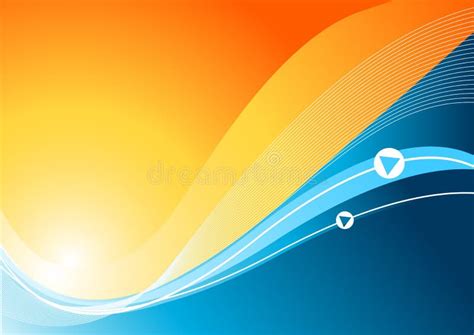 Vector Wave Background stock vector. Image of artwork - 2921356