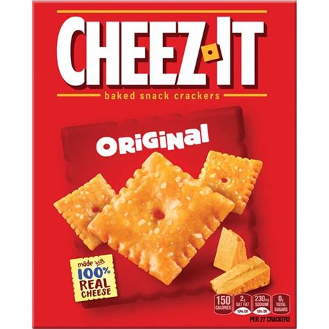 Cheez-It Original Baked Snack Crackers 7 oz. Box | Hy-Vee Aisles Online ...