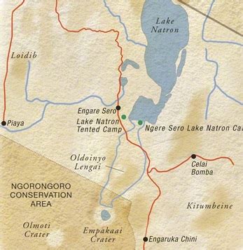 Lake natron tanzania on map - logift