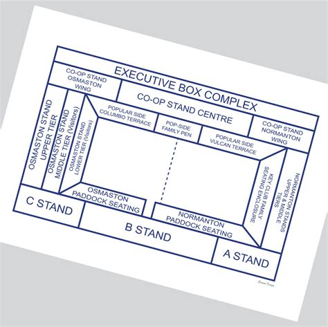 'Baseball Gd Ticket Stub' Minimalist Derby County Print By Premier Prints